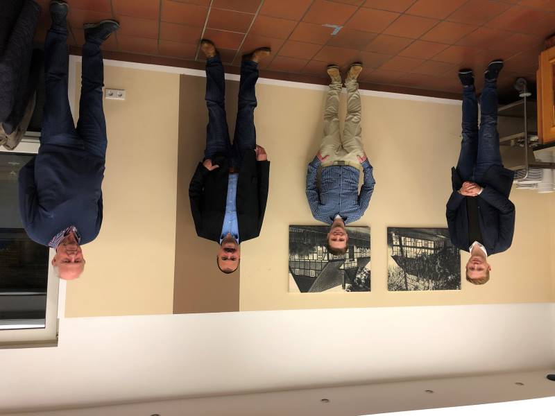 Neuer Vorstand der CDU in Lieme-Hörster-Trophagen v.l.: Jannik Wiemann, Witalij Eichhorn, Harald Deutsch, Karl-Heinz Schnülle (von links, Foto: CDU Lemgo)